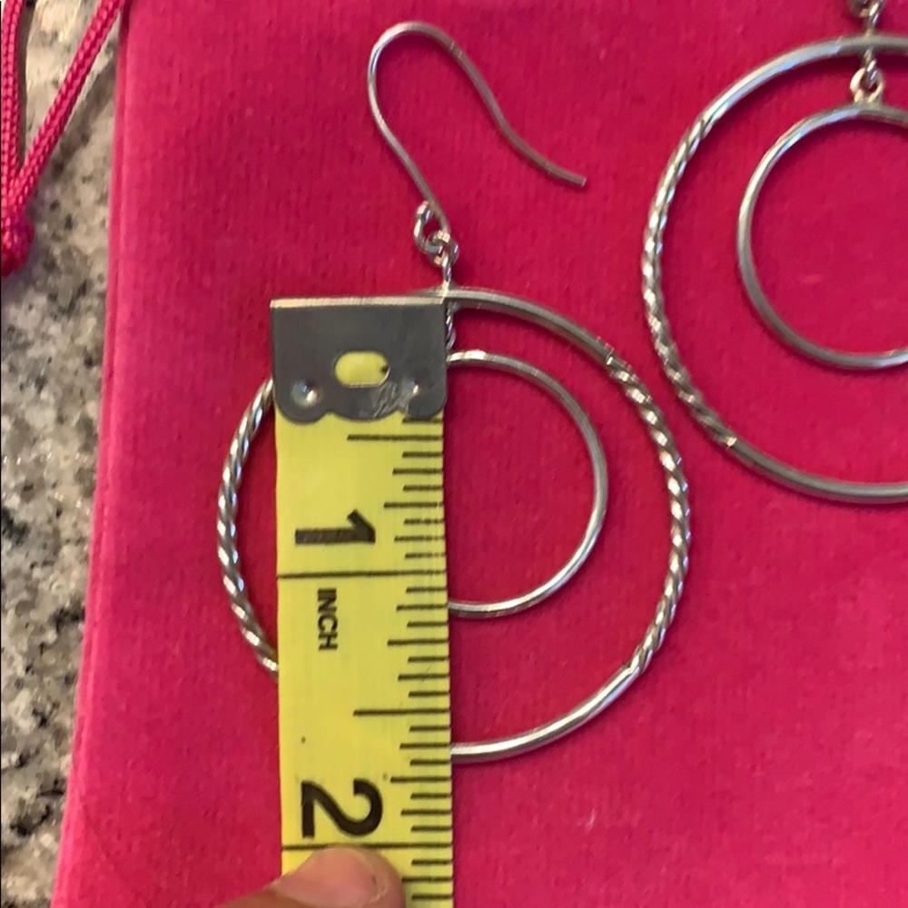 Sterling Silver Double Ring Hoops - image 6
